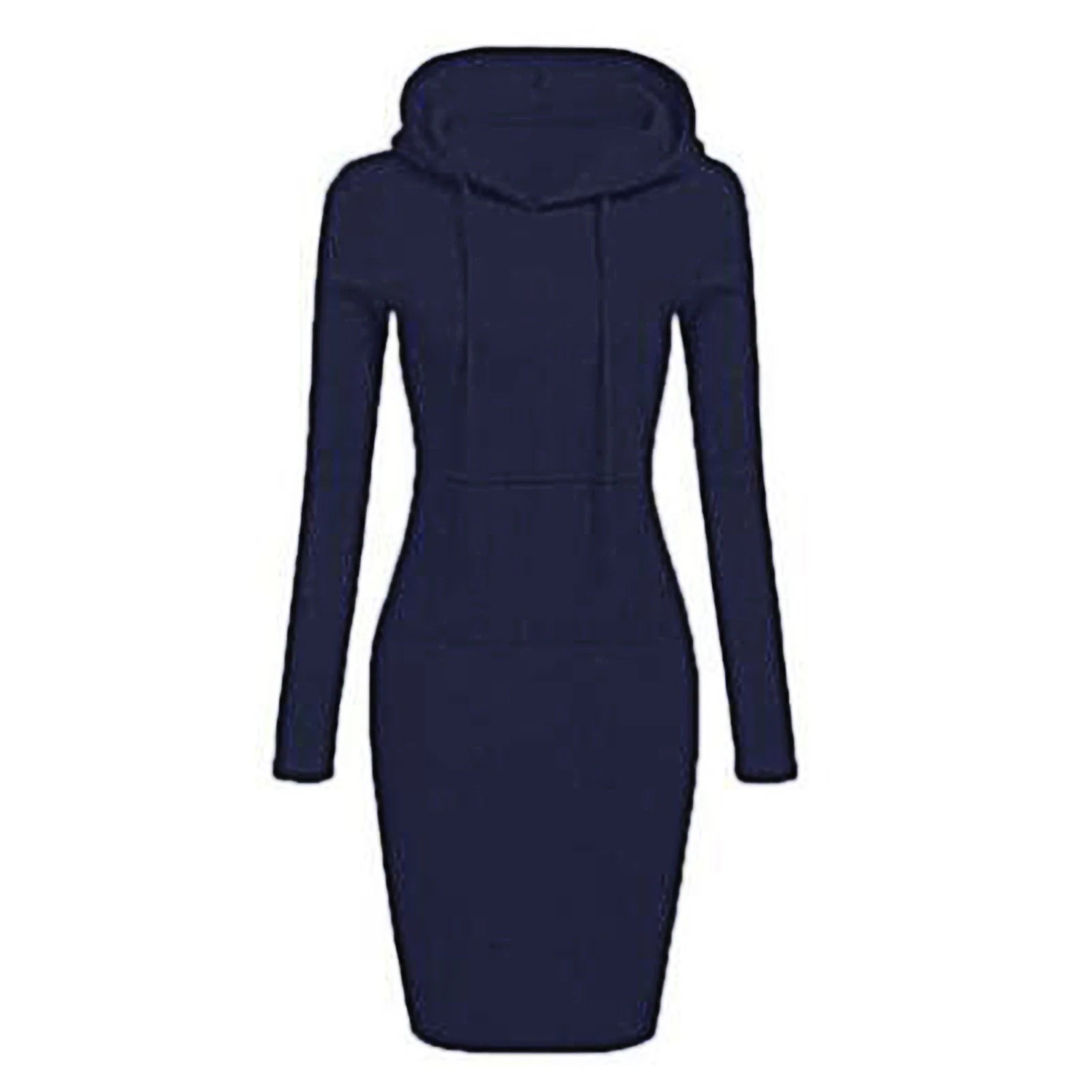 Women Hoodies Winter Dresses Women Solid Color Long Sleeve Sweatshirts  Bodycon Autumn Dress Women Robe Femme Knee Length Dress  Femme & Fierce  Style